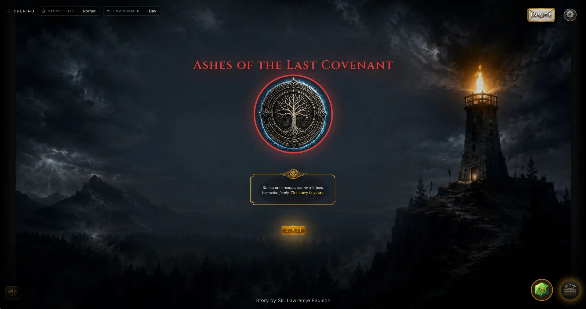 Start Session / Invite Screenshot
